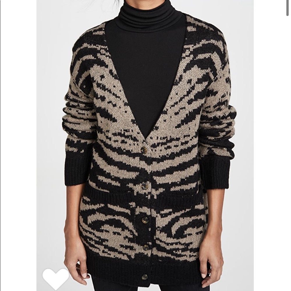 Pam & Gela animal print sweater